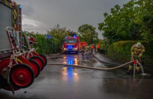 Doppelter Feuerwehr-Einsatz nach Blitzeinschlag