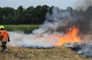 Feldbrand ist nur Übung